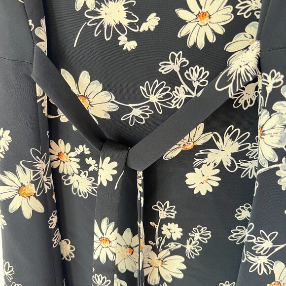 🌼M Collection Floral Sundress : Whimsical Fairy-Goth Meets 70's Boho size 3/4 - Picture 5 of 9